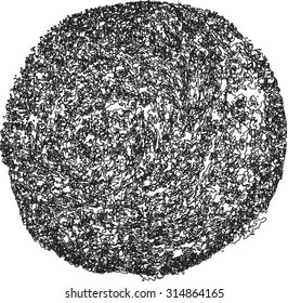 Scribble background, vector illustration. Rough scratched texture. Wire texture. Element for design. 