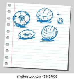 Scribble balls