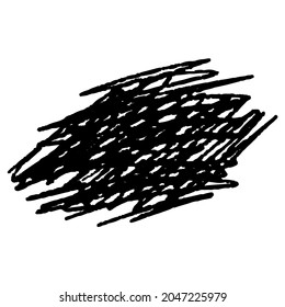 Scribble black background, Text highlighter. Vector illustration