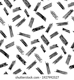 Scribble  black line style pattern. Abstract  pattern, vector hand draw background. Decorative vector illustration, good for printing. Great for label, print, packaging, fabric.