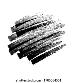 Scribble with a black marker. Doodle style scribble. Black hand drawn design elements on white background. Vector illustration