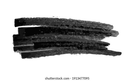 Crítica con un marcador negro. garabato estilo garabato. Elemento de diseño dibujado a mano negra sobre fondo blanco. Ilustración del vector