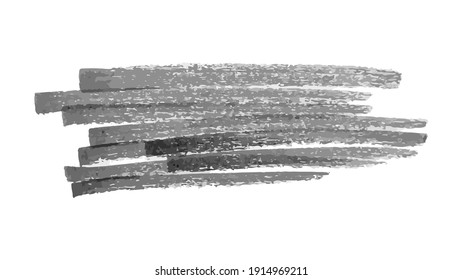 Scribble with a black marker. Doodle style scribble. Black hand drawn design element on white background. Vector illustration