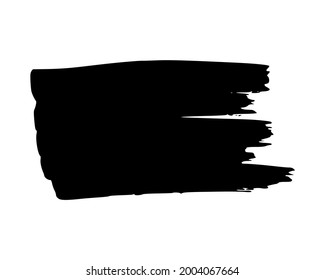 Scribble with a black marker. Doodle style scribble. Black hand drawn design element on white background. Vector illustration