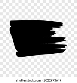 Scribble with a black marker. Doodle style scribble. Black hand drawn design element on transparent background. Vector illustration