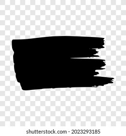 Scribble with a black marker. Doodle style scribble. Black hand drawn design element on transparent background. Vector illustration