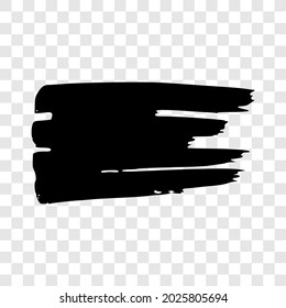 Scribble with a black marker. Doodle style scribble. Black hand drawn design element on transparent background. Vector illustration