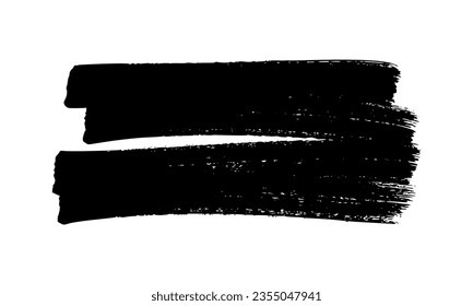 Scribble with a black marker. Doodle style scribble. Black hand drawn design element on white background. Vector illustration