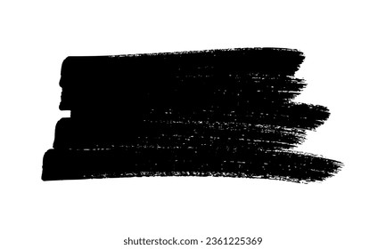 Scribble with a black marker. Doodle style scribble. Black hand drawn design element on white background. Vector illustration