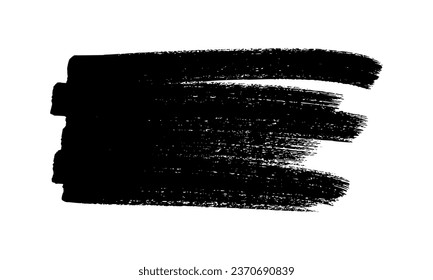 Scribble with a black marker. Doodle style scribble. Black hand drawn design element on white background. Vector illustration