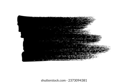 Scribble with a black marker. Doodle style scribble. Black hand drawn design element on white background. Vector illustration