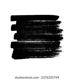 Scribble with a black marker. Doodle style scribble. Black hand drawn design element on white background. Vector illustration