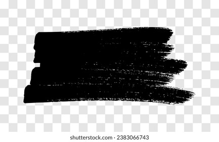 Scribble with a black marker. Doodle style scribble. Black hand drawn design element on transparent background. Vector illustration