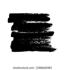 Scribble with a black marker. Doodle style scribble. Black hand drawn design element on white background. Vector illustration