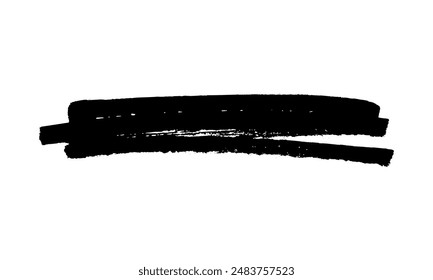 Scribble with a black marker. Doodle style scribble. Black hand drawn design element on white background. Vector illustration