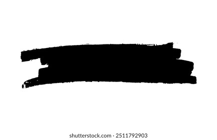 Rabisco com um marcador preto. Rabiscar estilo. Elemento de design desenhado à mão preta sobre fundo branco. Ilustração vetorial
