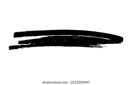 Rabisco com um marcador preto. Rabiscar estilo. Elemento de design desenhado à mão preta sobre fundo branco. Ilustração vetorial