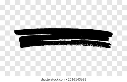 Scribble with a black marker. Doodle style scribble. Black hand drawn design element on transparent background. Vector illustration