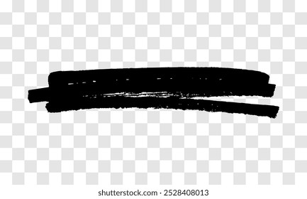 Scribble with a black marker. Doodle style scribble. Black hand drawn design element on transparent background. Vector illustration