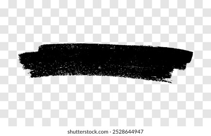 Scribble with a black marker. Doodle style scribble. Black hand drawn design element on transparent background. Vector illustration