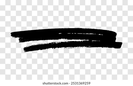 Scribble with a black marker. Doodle style scribble. Black hand drawn design element on transparent background. Vector illustration