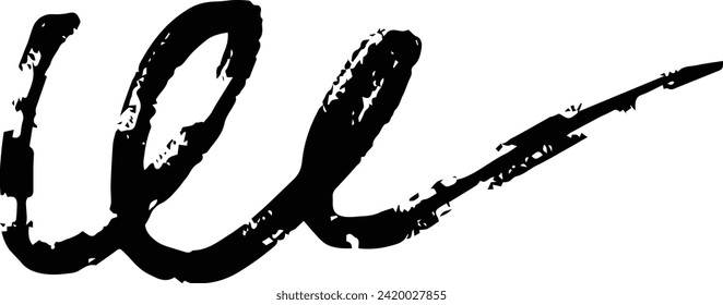 Scribble brush stroke charcoal curly line set illustation for background design 
