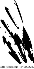 Scribble brush stroke charcoal curly line set illustation for background design 