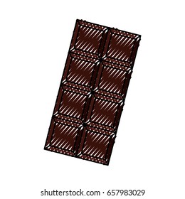 scribble chocolate bar cartoon