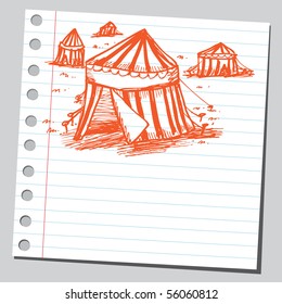 Scribble circus tents