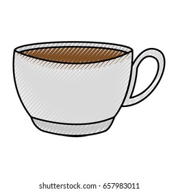 scribble coffee cup cartoon