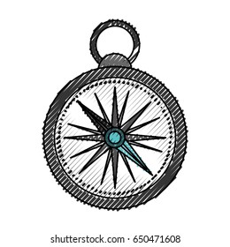 scribble compass cartoon