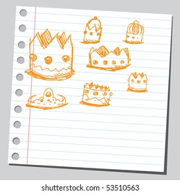 Scribble crowns