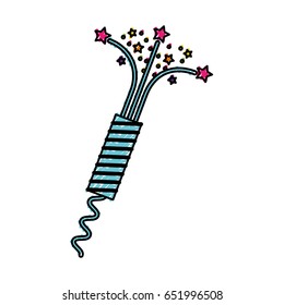 scribble cute confetti shot cartoon