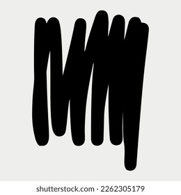 Scribble Design Elements vector illustration