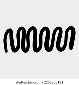 Scribble Design Elements vector illustration