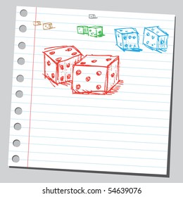 Scribble dices