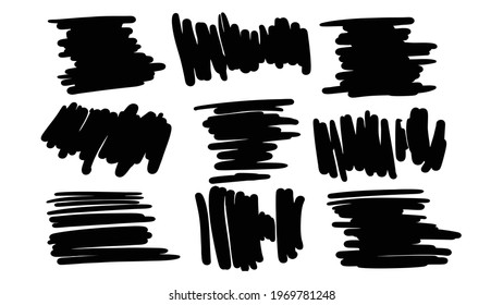 Scribble Doodle Abstract Hand Drawn Vector Illustration