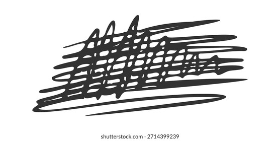 Scribble doodle abstrakte chaotische Grafik