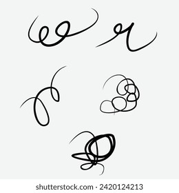 scribble doodle drawing vector design illustration. Suitabale for t-shirt, mug, sticker, etc. Eps 10