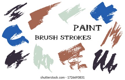 Scribble doodle Pinsel Pinselstriche Vektorband. Grunge Textur Vintage Grafik Design Elemente. Handwerkskörper malen auf weißem Hintergrund.