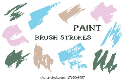 Scribble doodle Pinsel Pinselstriche Vektorgrafik Kollektion. Grunge Textur funky Grafik Design Elemente. Handgezeichnete Tintenfische auf weißem Hintergrund.