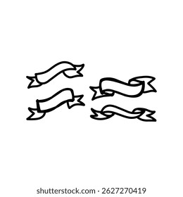 Scribble doodle underline emphasis line shape set. Hand drawn brush stroke highlight speech bubble cloud sparkle arrow element in childish drawing style. Simple vector illustrations. Editable stroke.