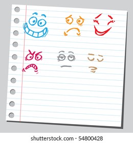Scribble faces