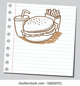 Scribble fast food