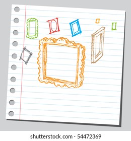 Scribble frames