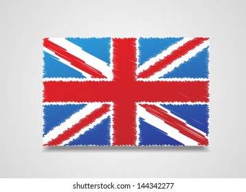 Scribble Grungy UK Flag