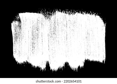 Scribble hand drawn in chalk on black background. Monochrome stain element. Digitally generated image. Vector illustration, Eps 10.