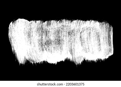 Scribble hand drawn in chalk on black background. Monochrome stain element. Digitally generated image. Vector illustration, Eps 10.