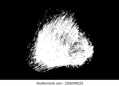 Schriftzeichen, handgezeichnet in Kreide auf schwarzem Hintergrund. Monochrome Färbeelemente. Digitales Bild. Vektorgrafik, Eps10.