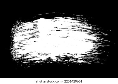 Schriftzeichen, handgezeichnet in Kreide auf schwarzem Hintergrund. Monochrome Färbeelemente. Digitales Bild. Vektorgrafik, Eps10.